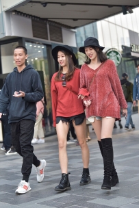 【精选街拍】Vol.3407 青春靓丽红色美 [67P-370MB]