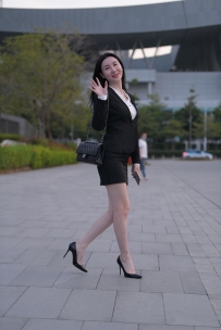 【精选街拍】Vol.3372 黑色制服裙套装 [106P-2.41GB]