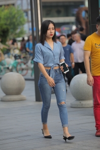 【精选街拍】Vol.2980 衬衫牛仔裤 [108P-979MB]